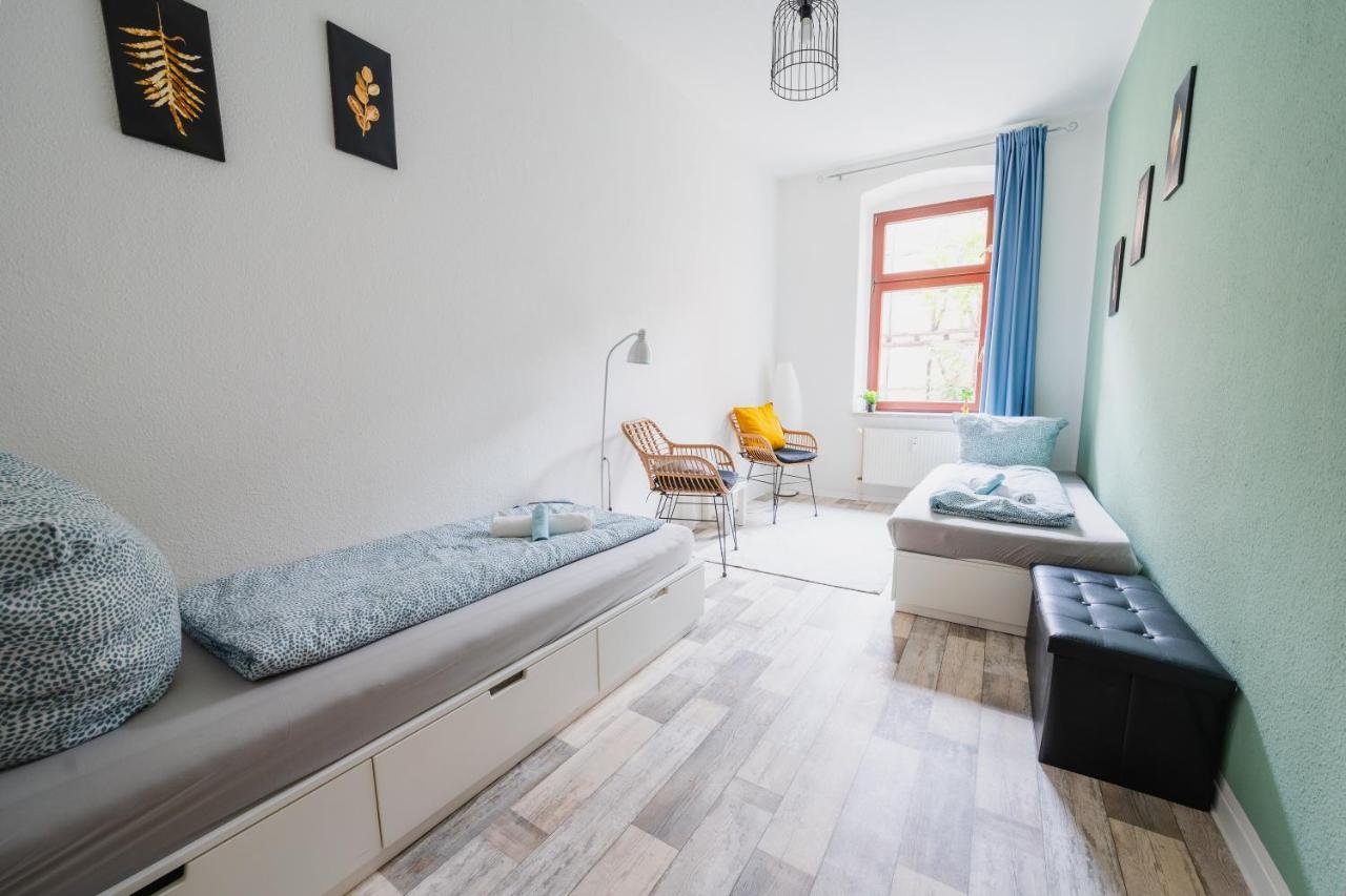 Blue Chili 08 - Magdeburg 2-Zimmer Altbau, Wi-Fi, 5 Pax Ngoại thất bức ảnh