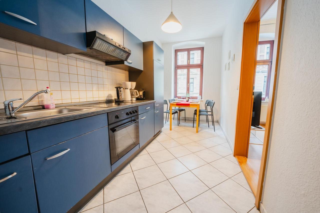 Blue Chili 08 - Magdeburg 2-Zimmer Altbau, Wi-Fi, 5 Pax Ngoại thất bức ảnh