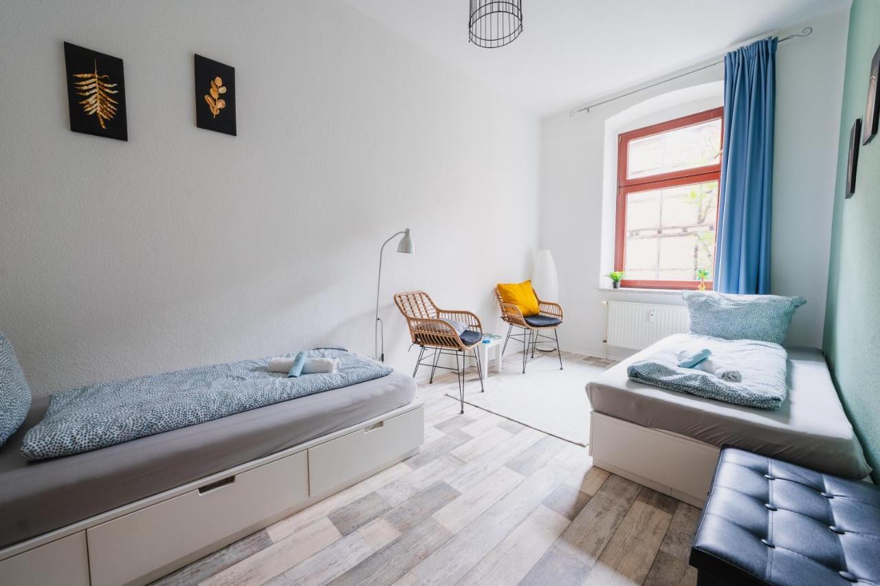 Blue Chili 08 - Magdeburg 2-Zimmer Altbau, Wi-Fi, 5 Pax Ngoại thất bức ảnh