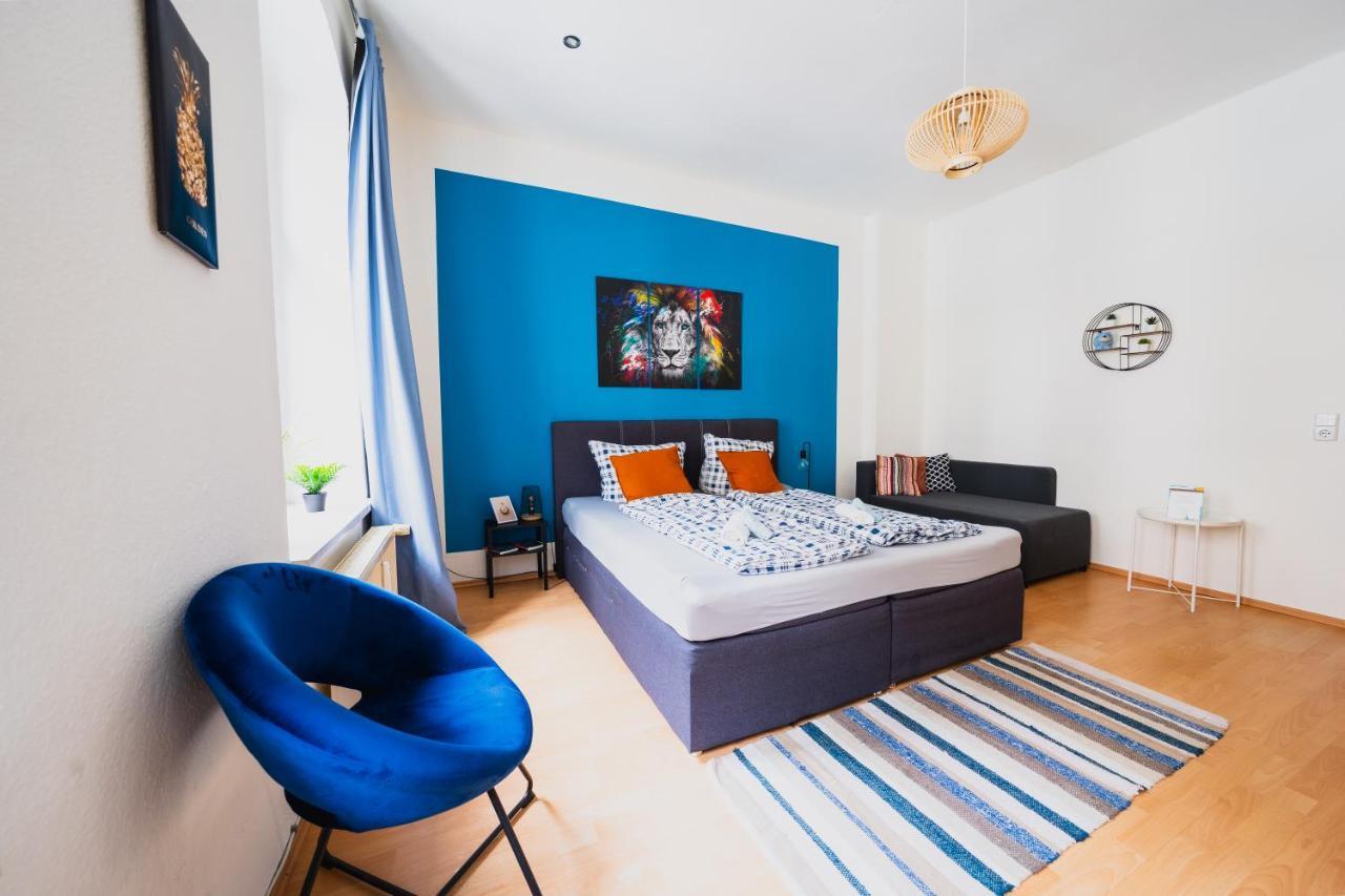 Blue Chili 08 - Magdeburg 2-Zimmer Altbau, Wi-Fi, 5 Pax Ngoại thất bức ảnh