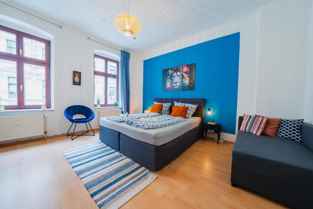 Blue Chili 08 - Magdeburg 2-Zimmer Altbau, Wi-Fi, 5 Pax Ngoại thất bức ảnh